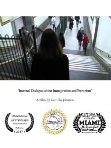 Internal dialogue about immigration and terrorism - poster