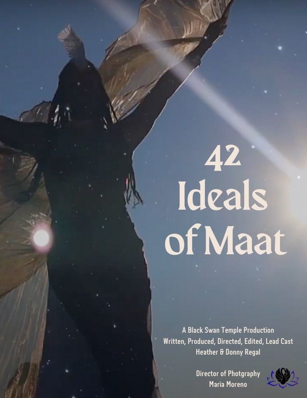 42 ideals of Maat - poster