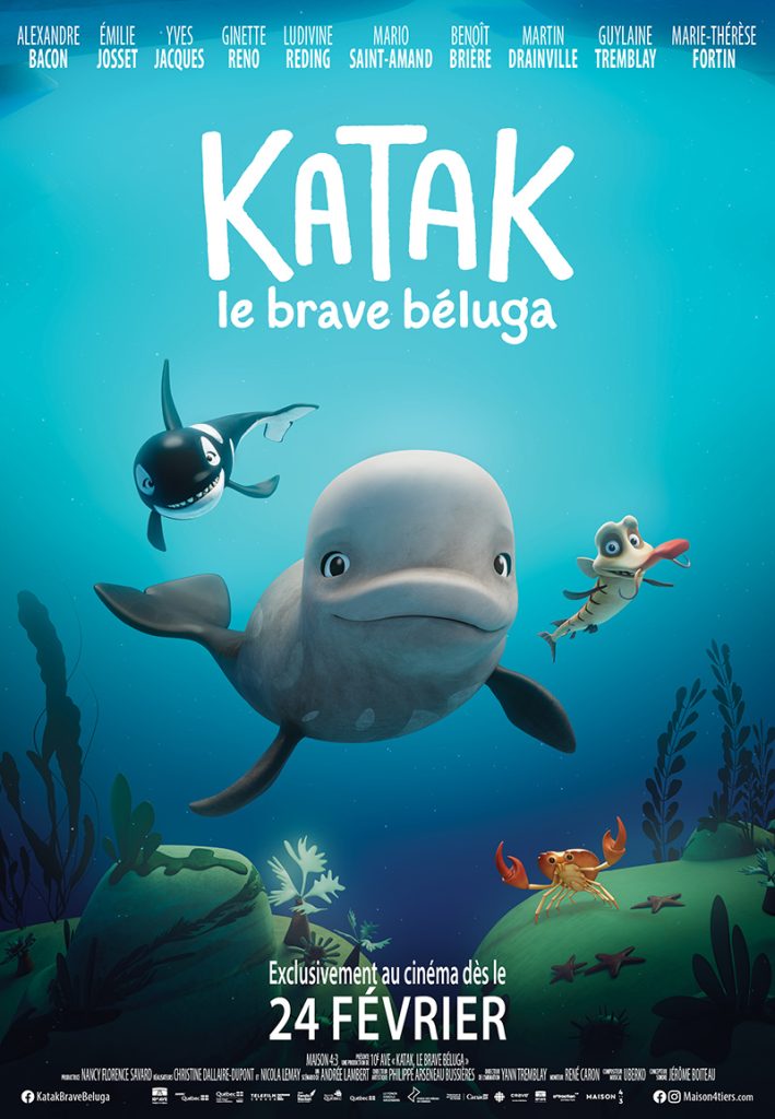 Katak le brave beluga - affiche