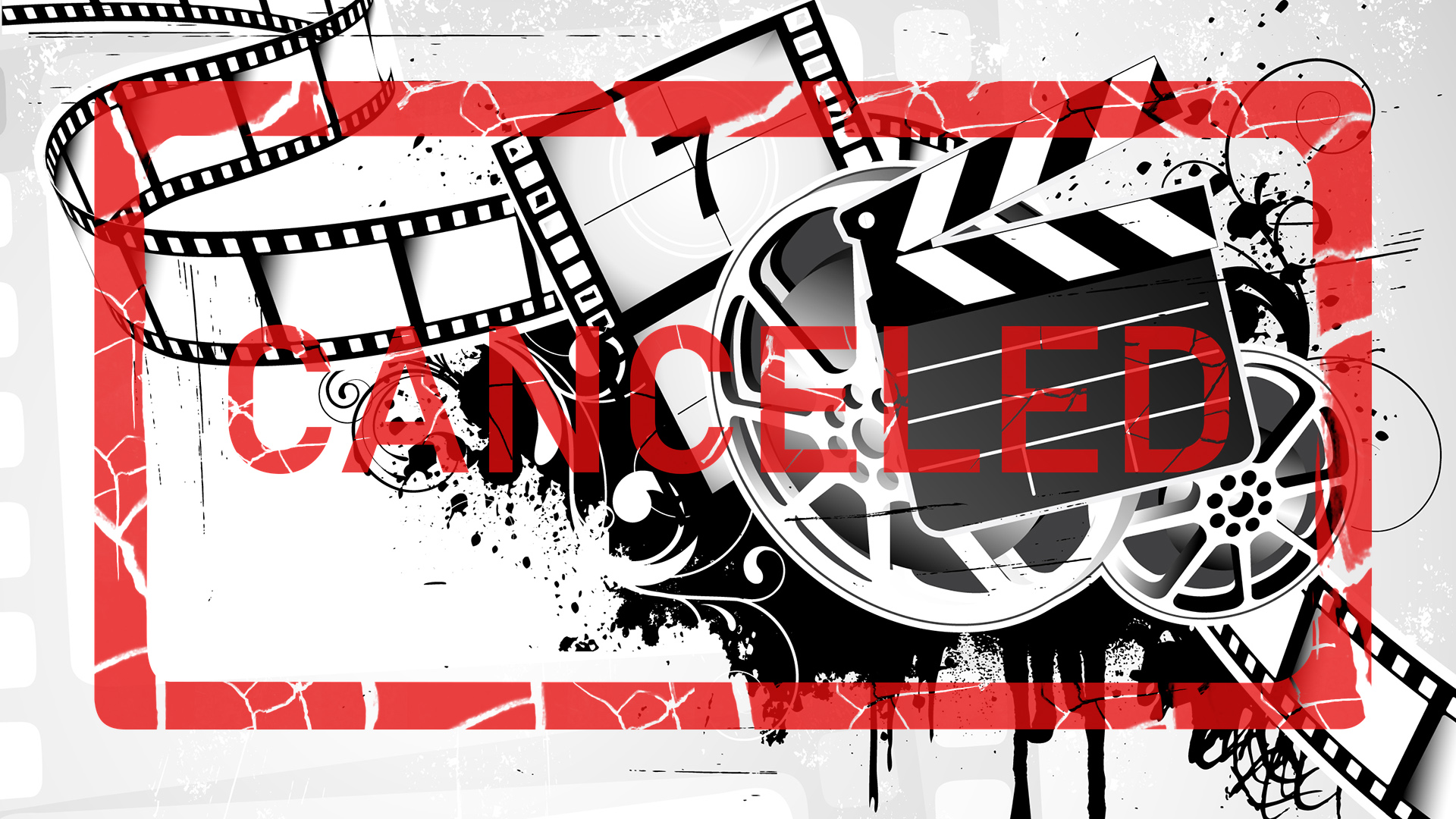 Vector illustration of grunge abstract Background with Design element for movie film theme design