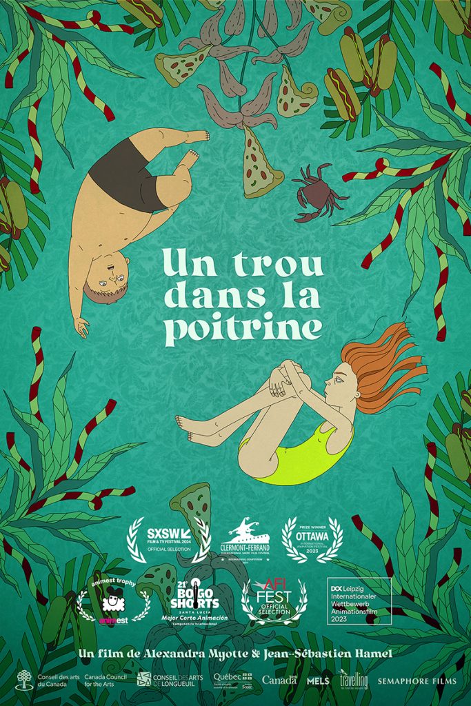 Un trou dans la poitrine - Affiche