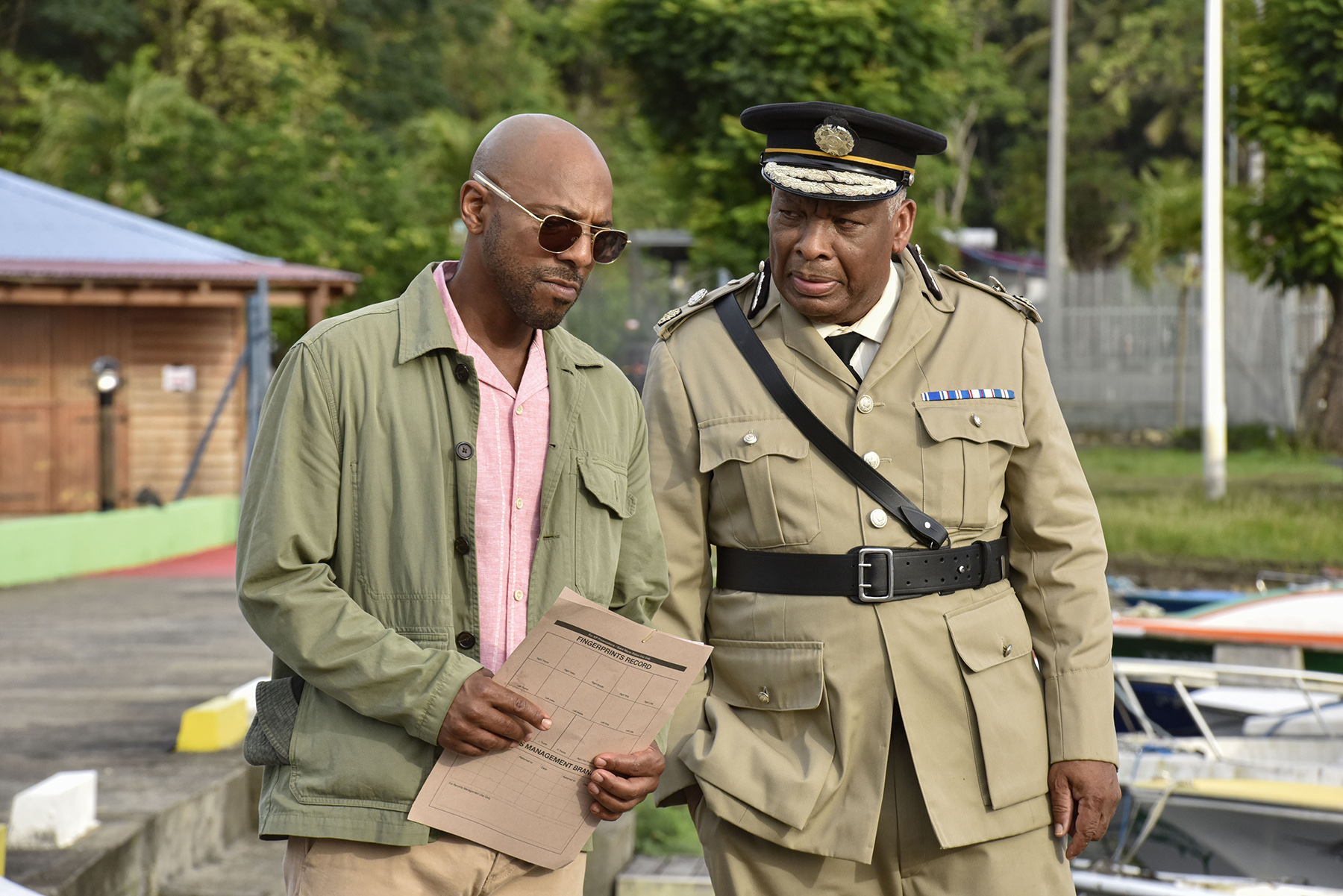 Picture shows_DI Mervin Wilson (DON GILET), Selwyn Patterson (DON WARRINGTON)