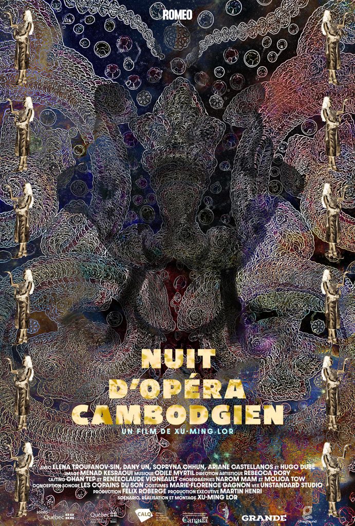 Nuit dopéra cambodgien - Affiche