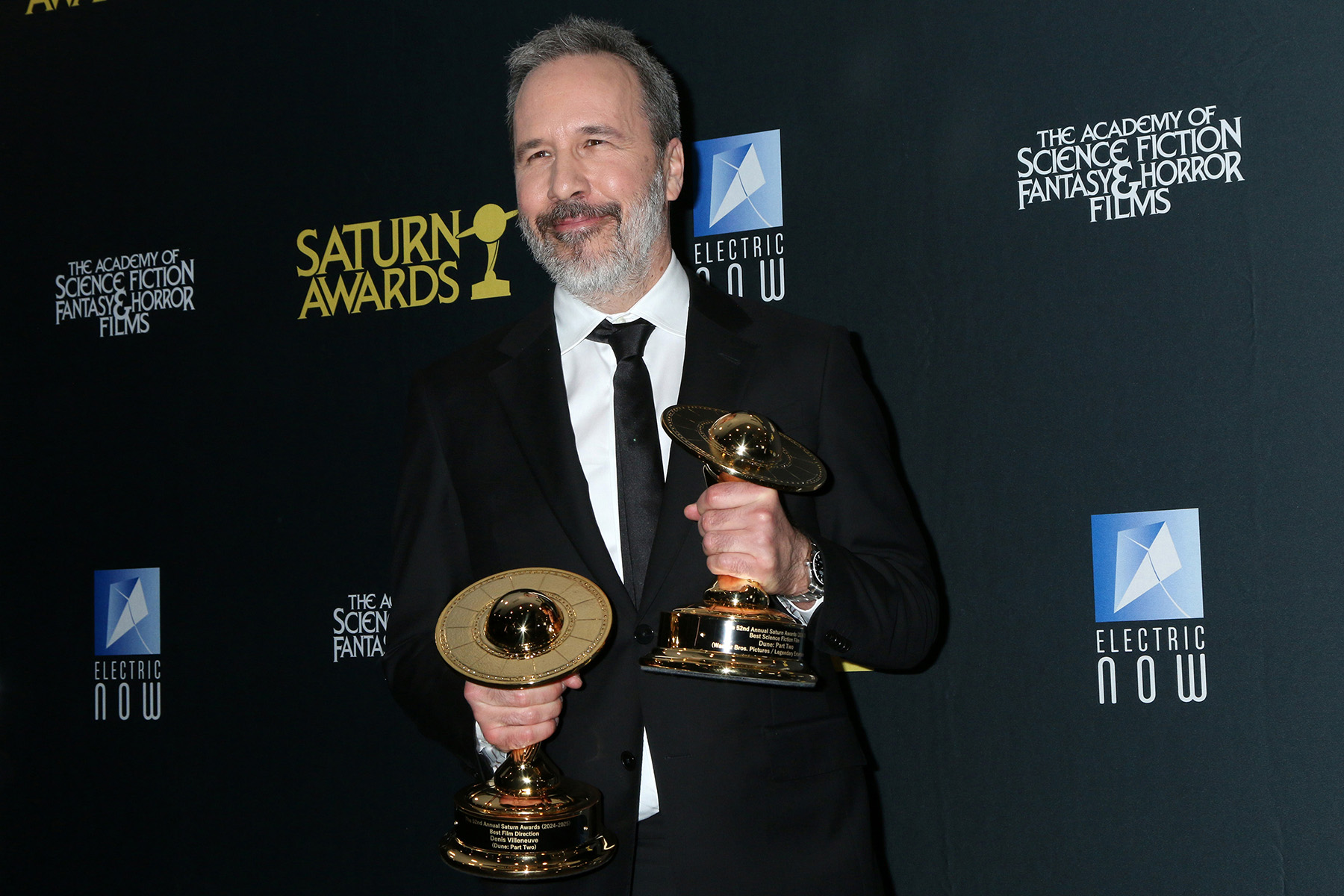 Denis Villeneuve à la salle de presse des Saturn Awards 2025 à l'hôtel Universal Hilton le 2 février 2025 à Los Angeles, Californie — Photo de Jean_Nelson