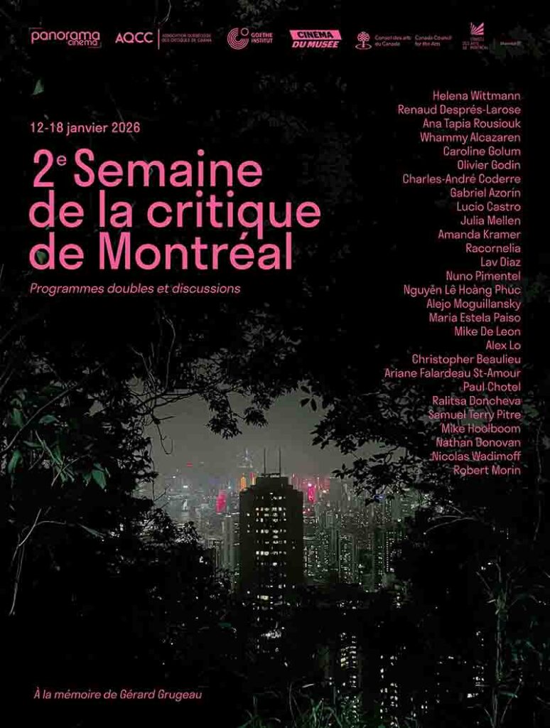 AFFICHE - Semaine de la critique de Montréal