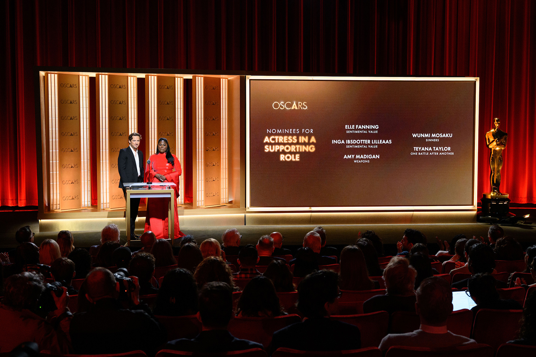 Lewis Pullman et Danielle Brooks présentent l'annonce des nominations pour la 98e cérémonie des Oscars®, le mardi 22 janvier 2026.