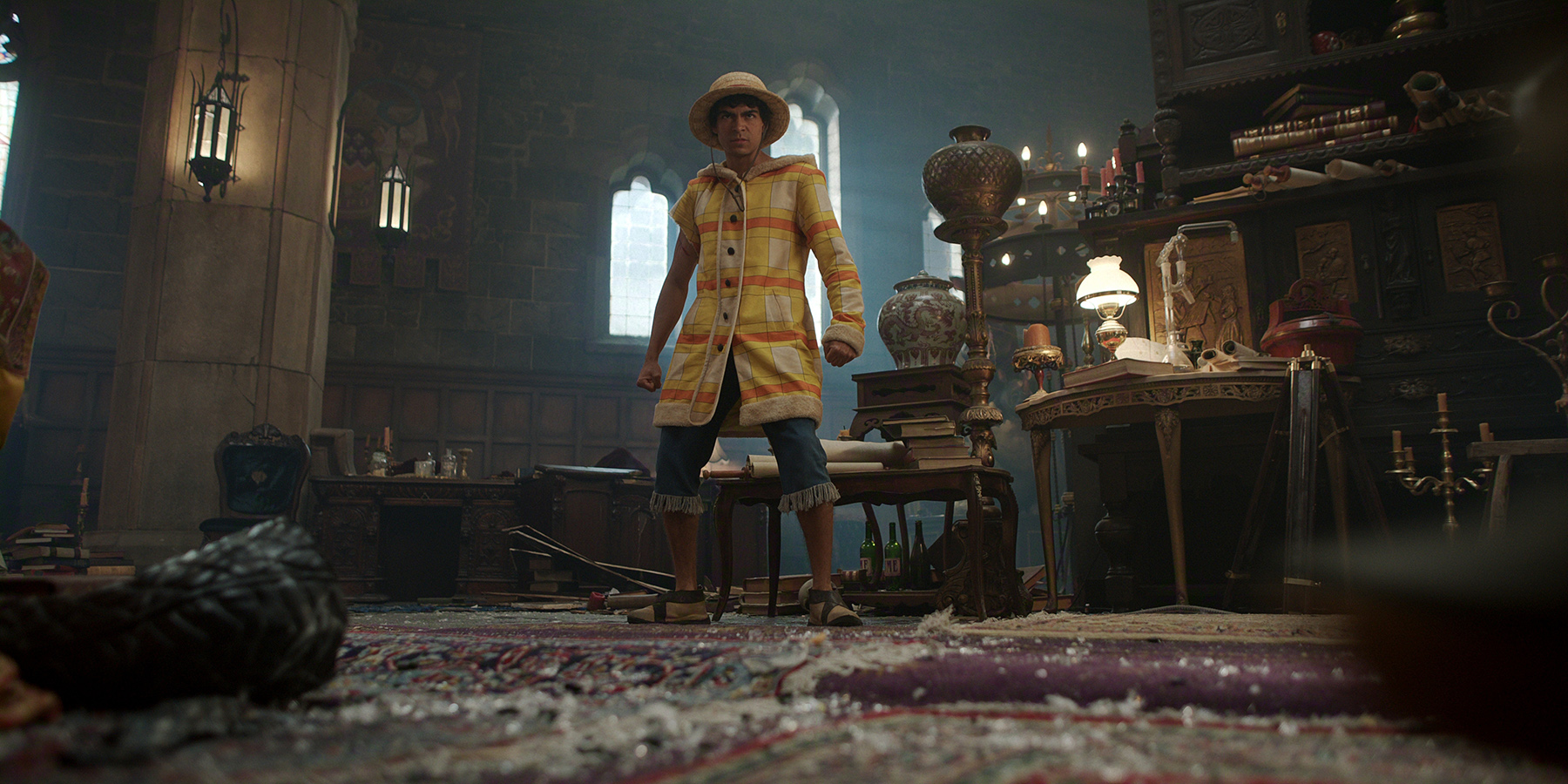 One Piece. Iñaki Godoy as Monkey D. Luffy in season 2 of One Piece. Cr. Courtesy of Netflix © 2026