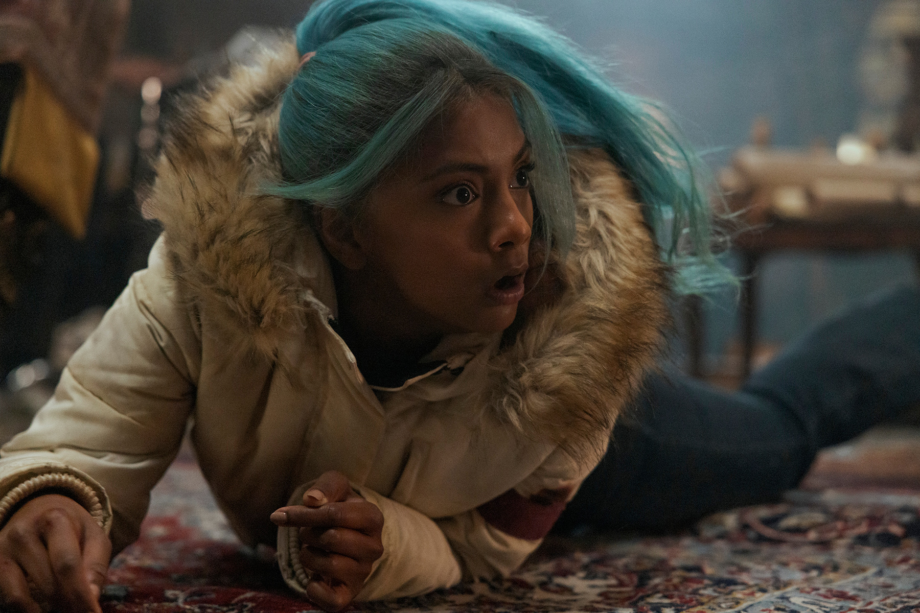 One Piece. Charithra Chandran as Miss Wednesday in season 2 of One Piece. Cr. Casey Crafford/Netflix © 2026