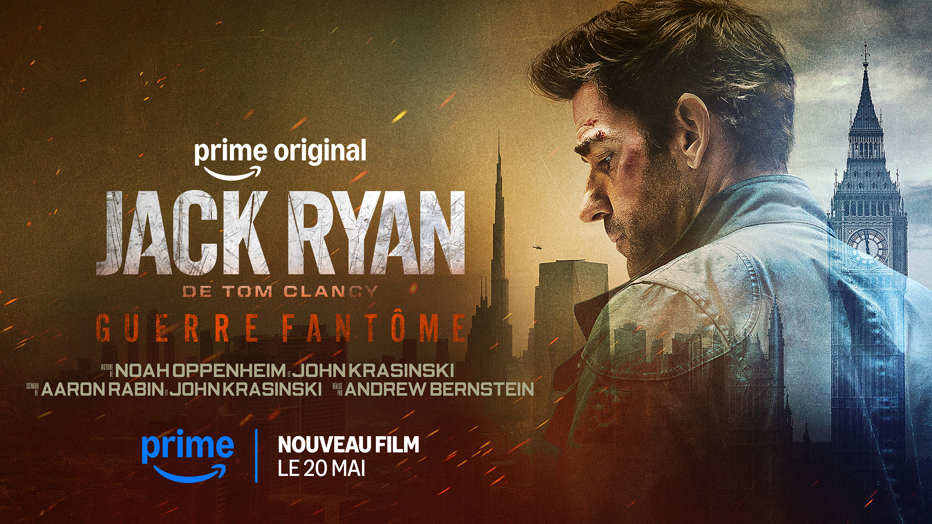 Jack Ryan de Tom Clancy : Guerre Fantôme - Key Art 16x9