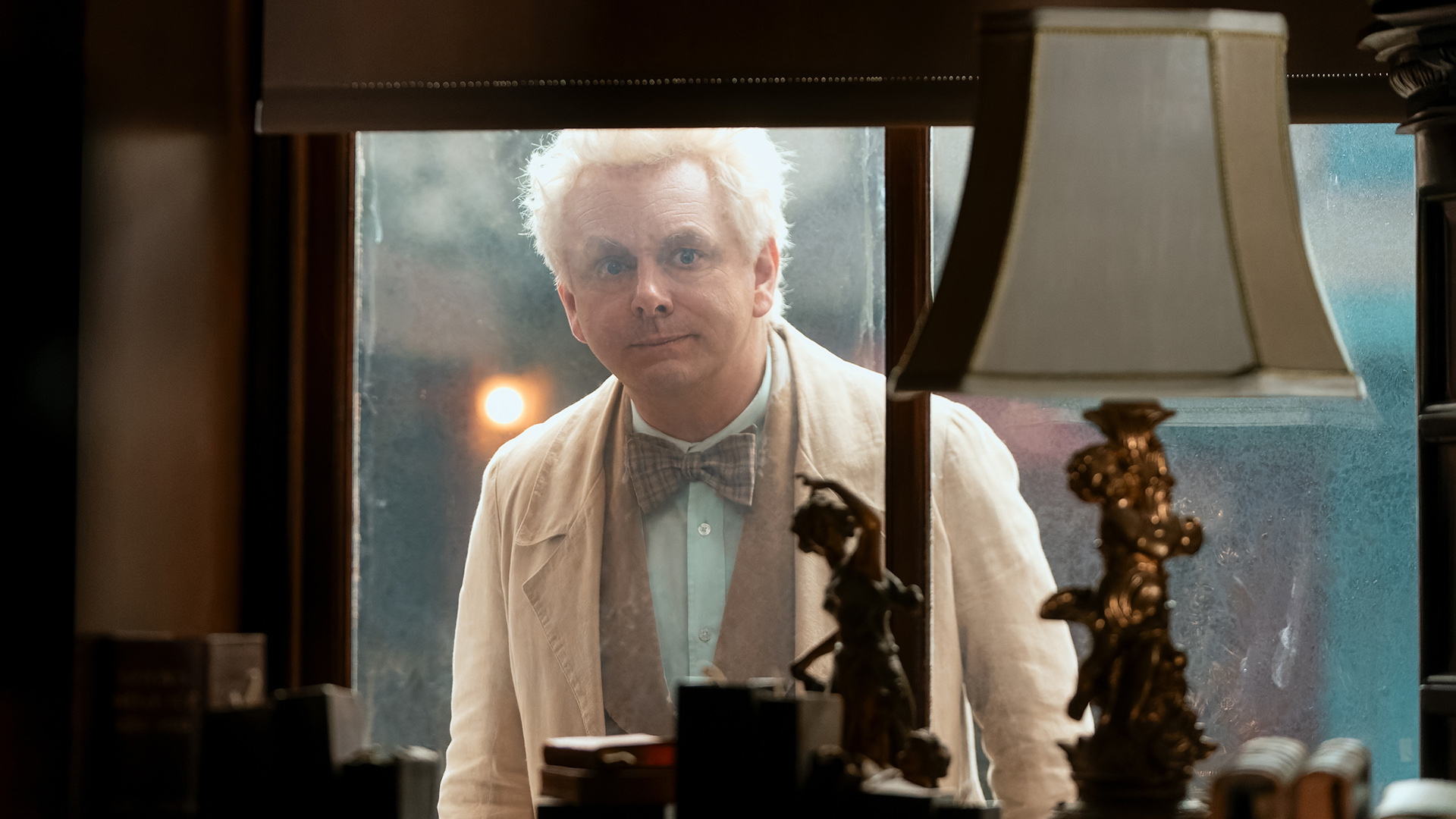 Aziraphale (Michael Sheen) in GOOD OMENS SEASON 3 Photo Credit: Sanne Gault / Prime © Amazon Content Services LLC
