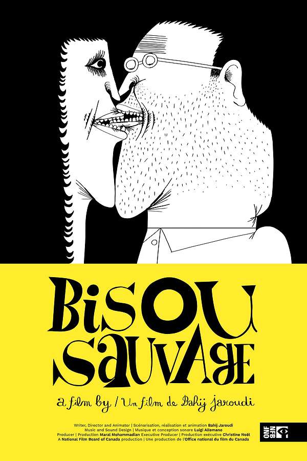 Bisou sauvage - affiche
