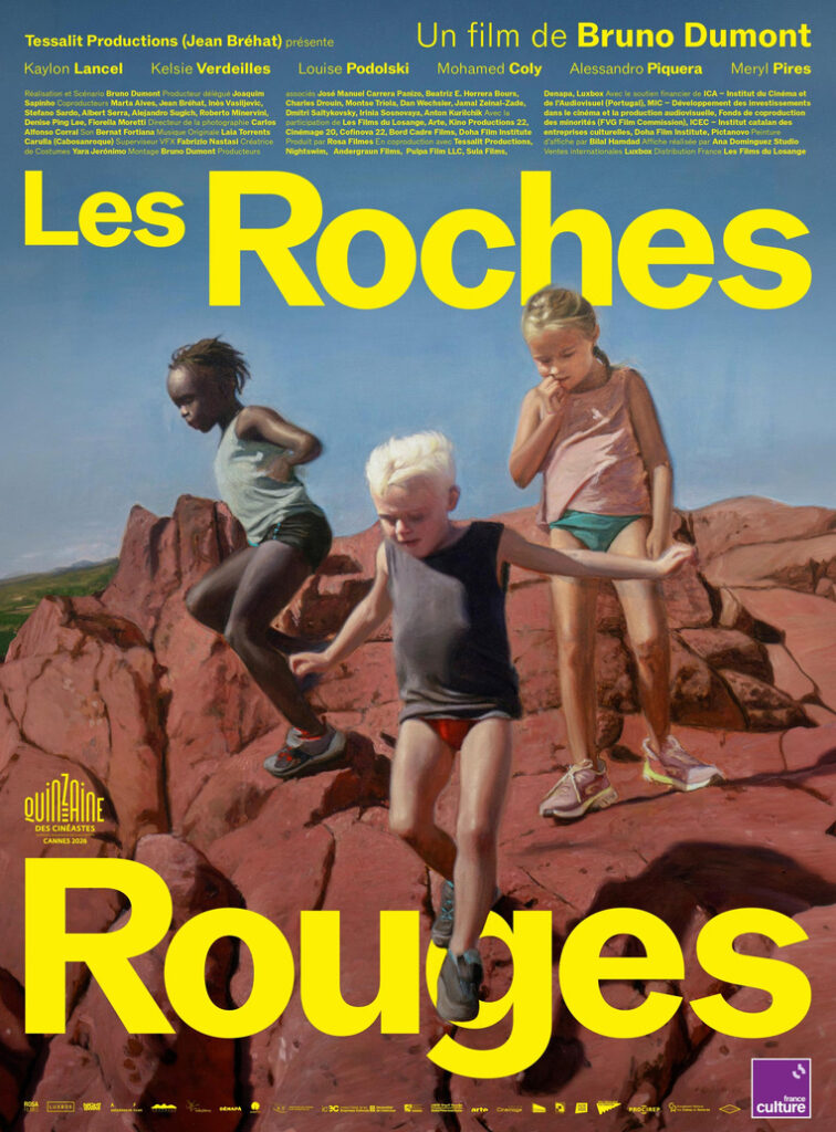 Les roches rouges - Affiche