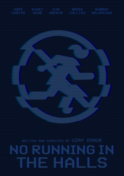 No running in the halls - Affiche